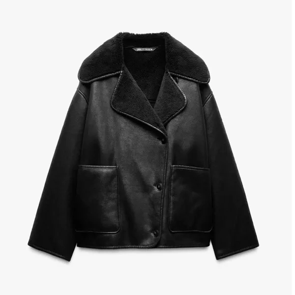 Zara | Jackets & Coats | Zara Double Faced Jacket Zw Collection
